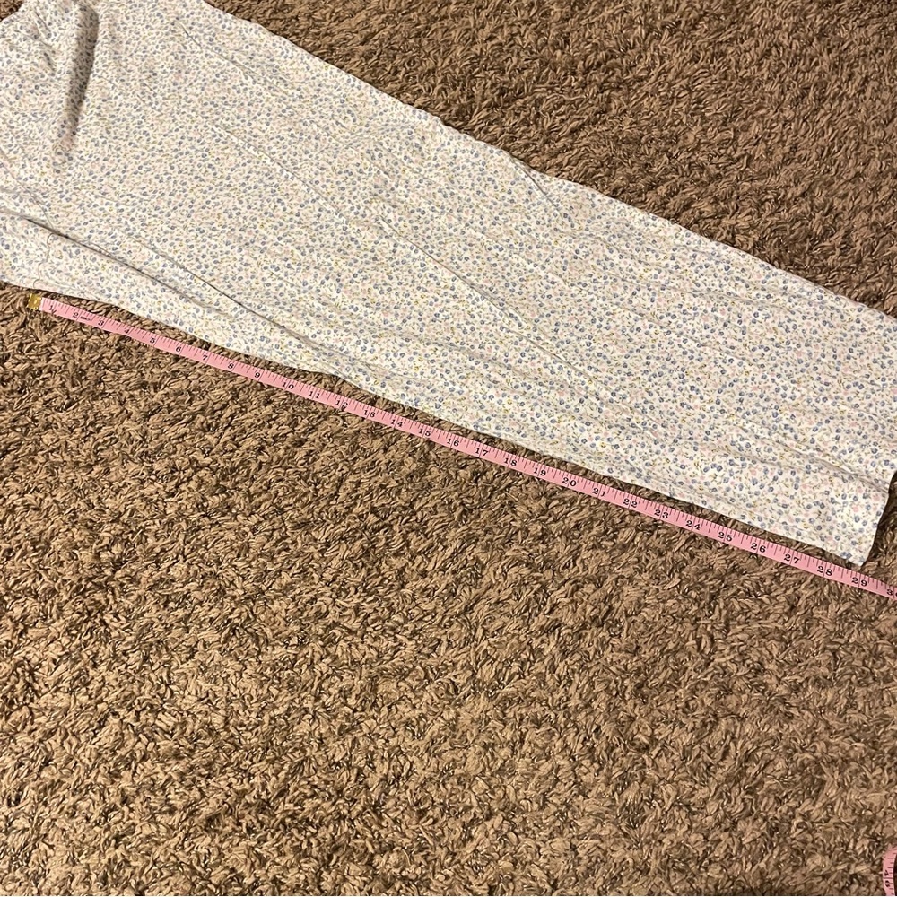 Lauren Ralph Lauren XL 100% Cotton Embroidered Logo Dainty Floral Pajama Set - Picture 16 of 16